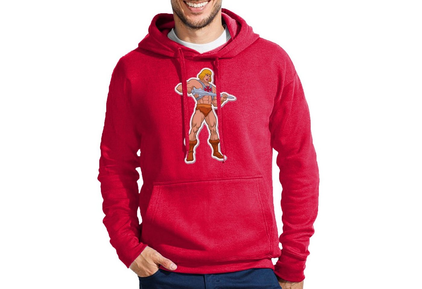 Blondie & Brownie Hoodie Herren He-Man MotU Masters of The Universe Mit Kapuze von Blondie & Brownie