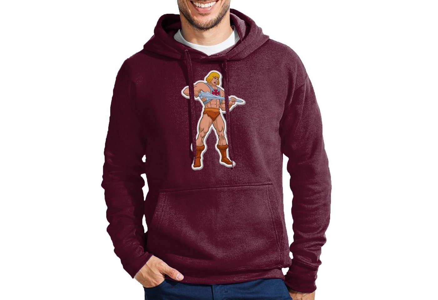 Blondie & Brownie Hoodie Herren He-Man MotU Masters of The Universe Mit Kapuze von Blondie & Brownie