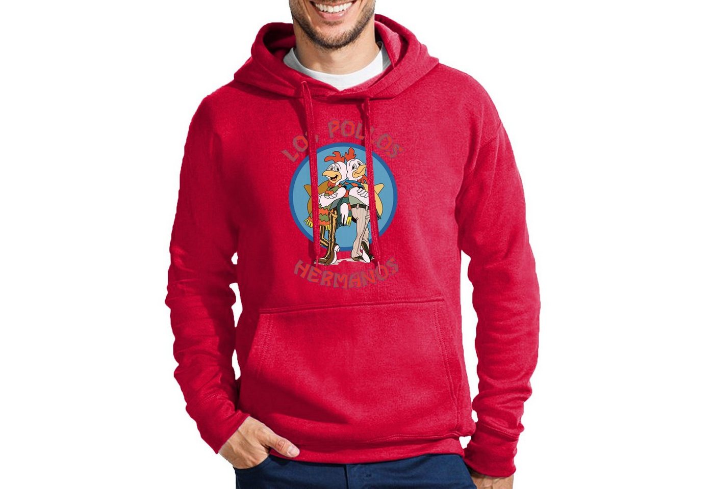 Blondie & Brownie Hoodie Herren Hermanos Hühner Los Pollos Mit Kapuze von Blondie & Brownie