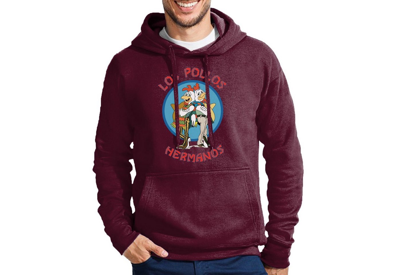 Blondie & Brownie Hoodie Herren Hermanos Hühner Los Pollos Mit Kapuze von Blondie & Brownie