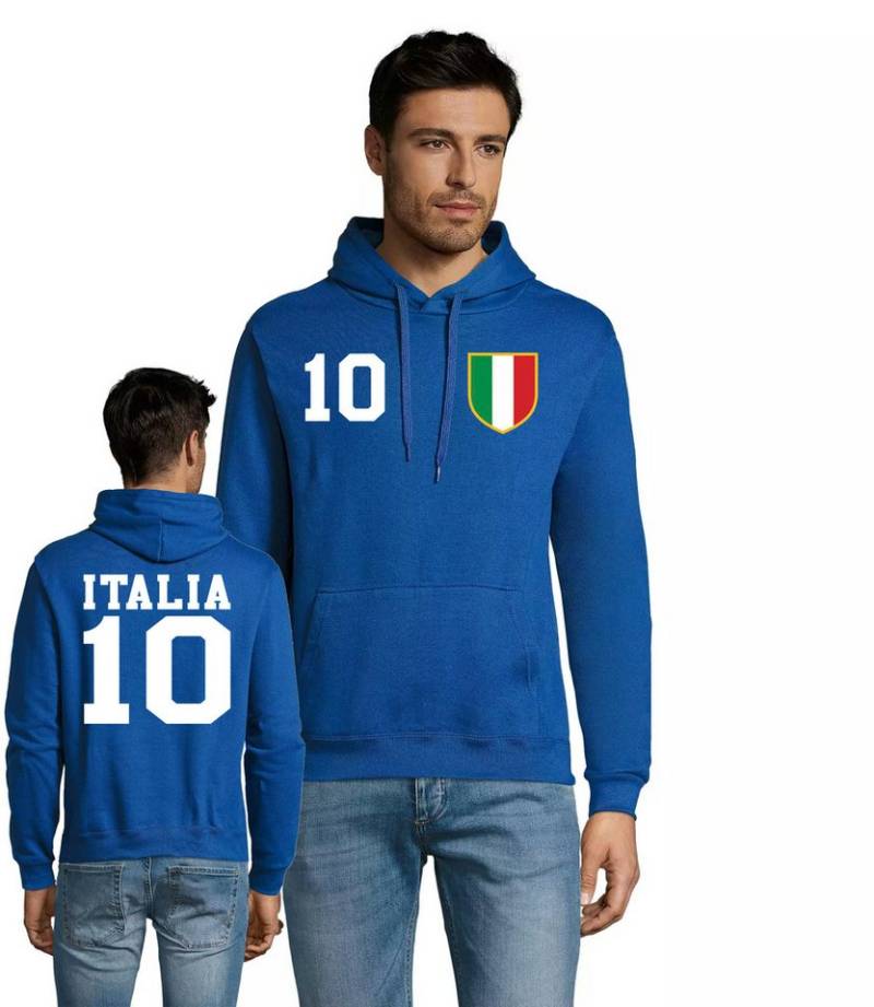 Blondie & Brownie Hoodie Herren Italien Italia 10 Sport Hoodie Pullover Fußball Mit Kapuze Blondie & Brownie Hoodie Herren Italien Italia 10 Sport Hoodie Pullover Fußball Mit Kapuze von Blondie & Brownie
