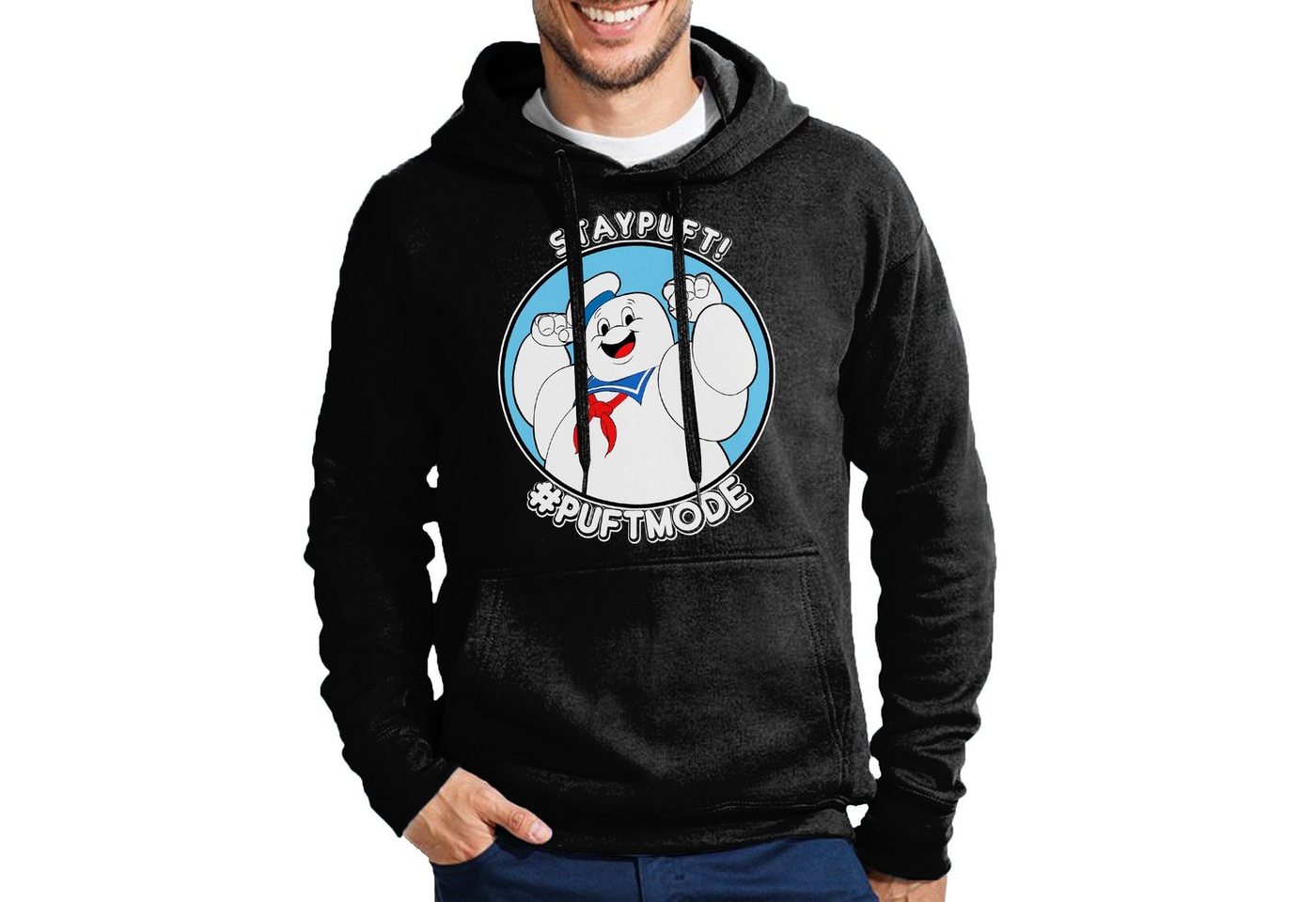 Blondie & Brownie Hoodie Herren Marshmallowman Ghostbusters Slimer Geisterjäger mit Kapuze Blondie & Brownie Hoodie Herren Marshmallowman Ghostbusters Slimer Geisterjäger mit Kapuze von Blondie & Brownie