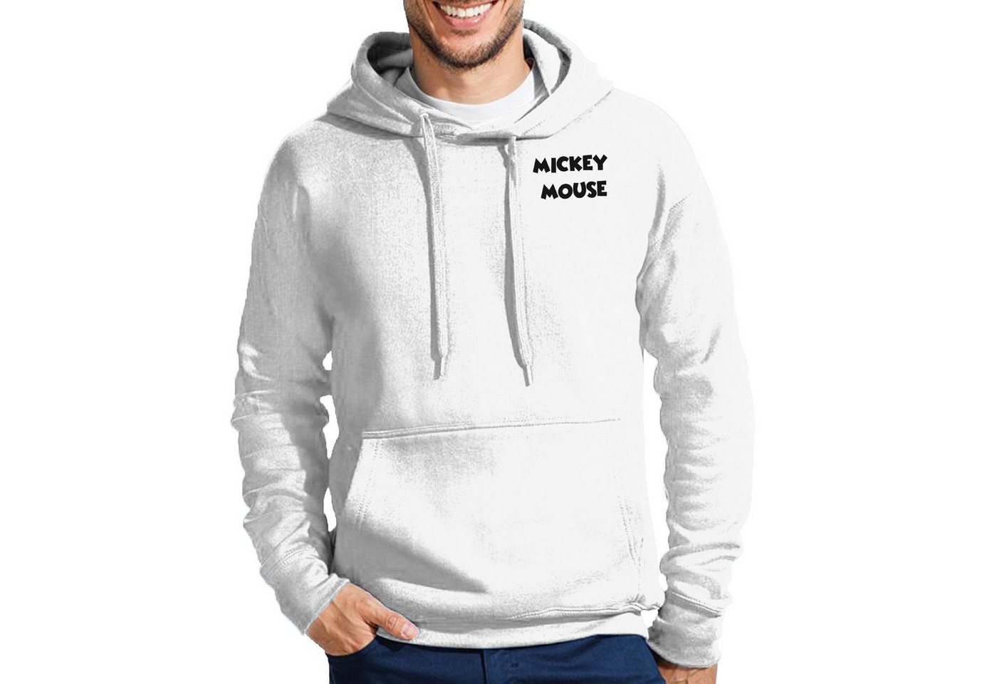 Blondie & Brownie Hoodie Herren Mickey Mouse Brust Minnie Cartoon Zeichentrick Maus mit Kapuze Blondie & Brownie Hoodie Herren Mickey Mouse Brust Minnie Cartoon Zeichentrick Maus mit Kapuze von Blondie & Brownie