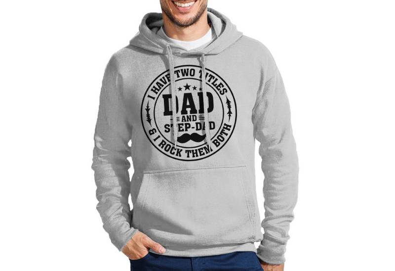 Blondie & Brownie Hoodie Herren Stap Dad Stiefvater Papa Vater Tag Pullover mit Kapuze von Blondie & Brownie