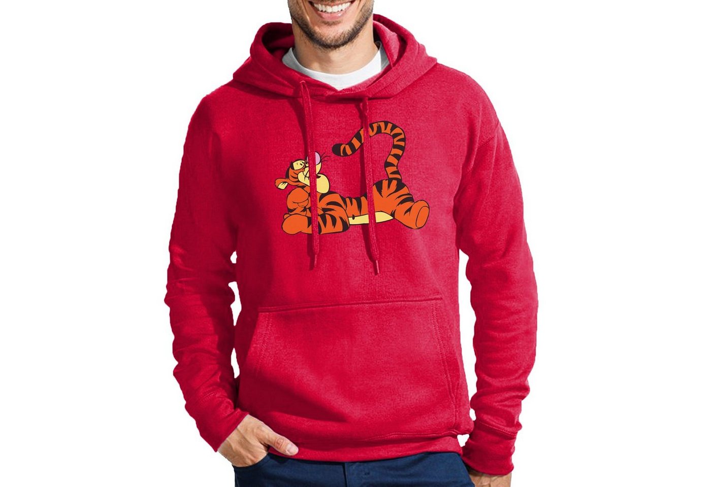 Blondie & Brownie Hoodie Herren Tigger Winnie Pooh Tiger Logo Mit Kapuze Blondie & Brownie Hoodie Herren Tigger Winnie Pooh Tiger Logo Mit Kapuze von Blondie & Brownie
