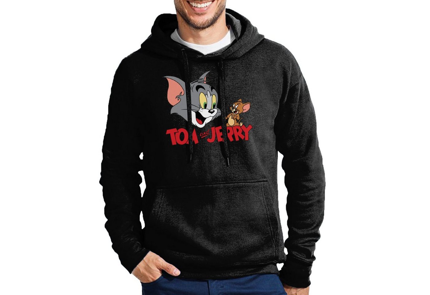 Blondie & Brownie Hoodie Herren Tom&Jerry Hoodie Mit Kapuze von Blondie & Brownie