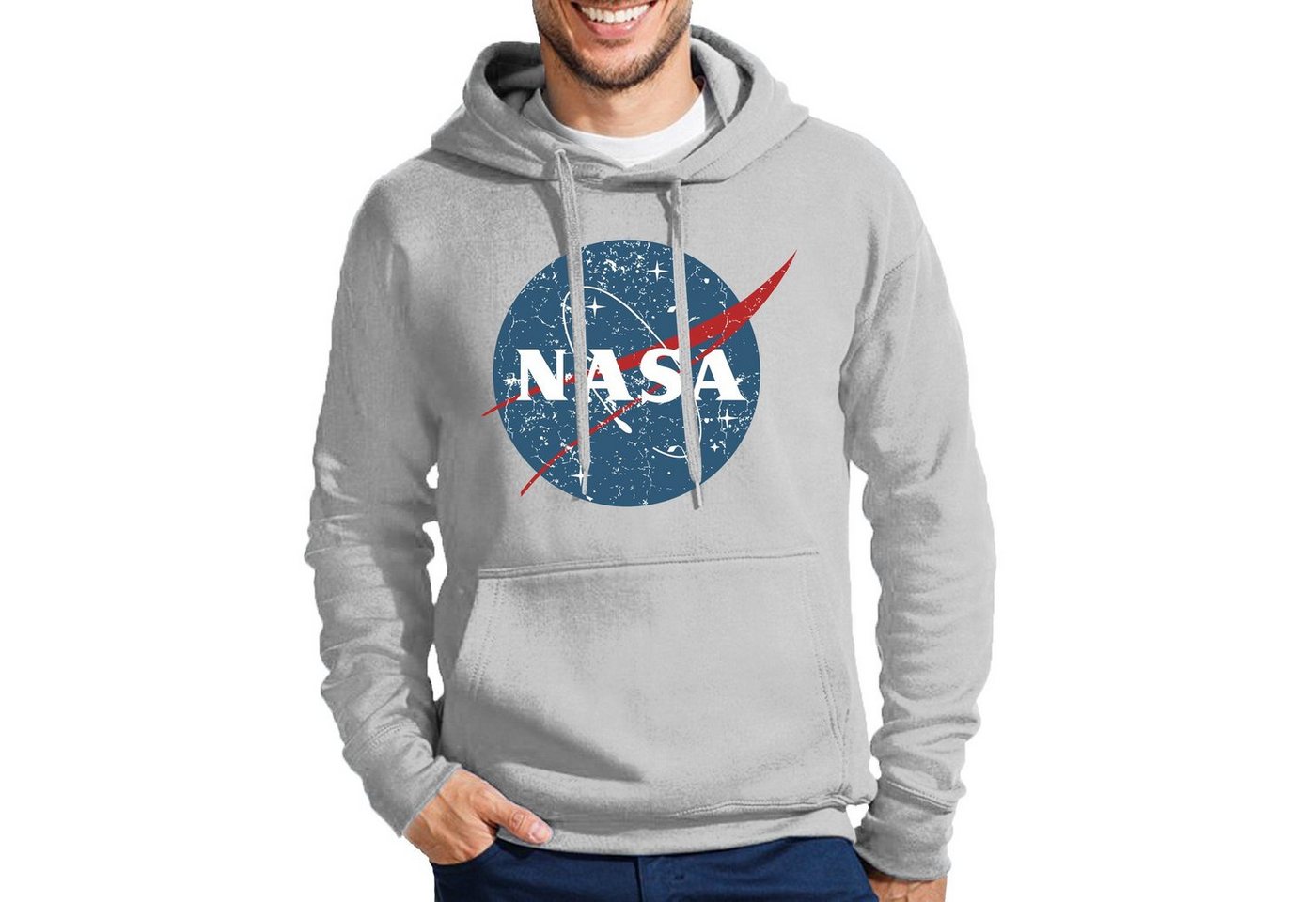 Blondie & Brownie Hoodie Herren Vintage NASA Galaxy Space Mars Elon X Mit Kapuze von Blondie & Brownie