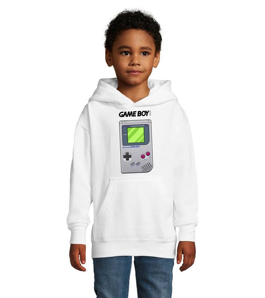 Blondie & Brownie Hoodie Kinder Game Boy Retro Nintendo Konsole Gamer Gaming mit Kapuze von Blondie & Brownie