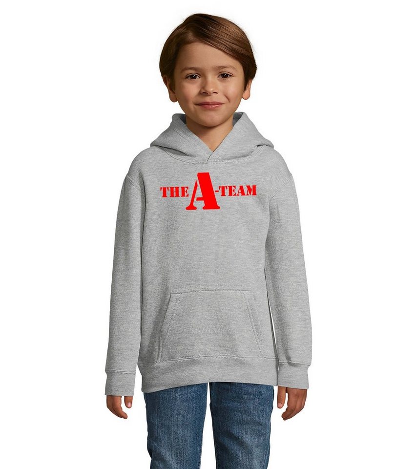 Blondie & Brownie Hoodie Kinder Jungen & Mädchen A Team Logo Print Van Bus Murdock Hannibal mit Kapuze von Blondie & Brownie