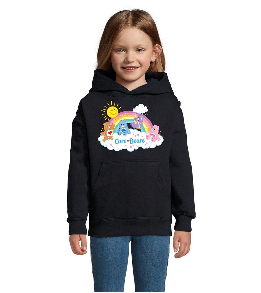 Blondie & Brownie Hoodie Kinder Jungen & Mädchen Glücksbärchis Care Bears Hab Dich lieb Bärchi mit Kapuze von Blondie & Brownie