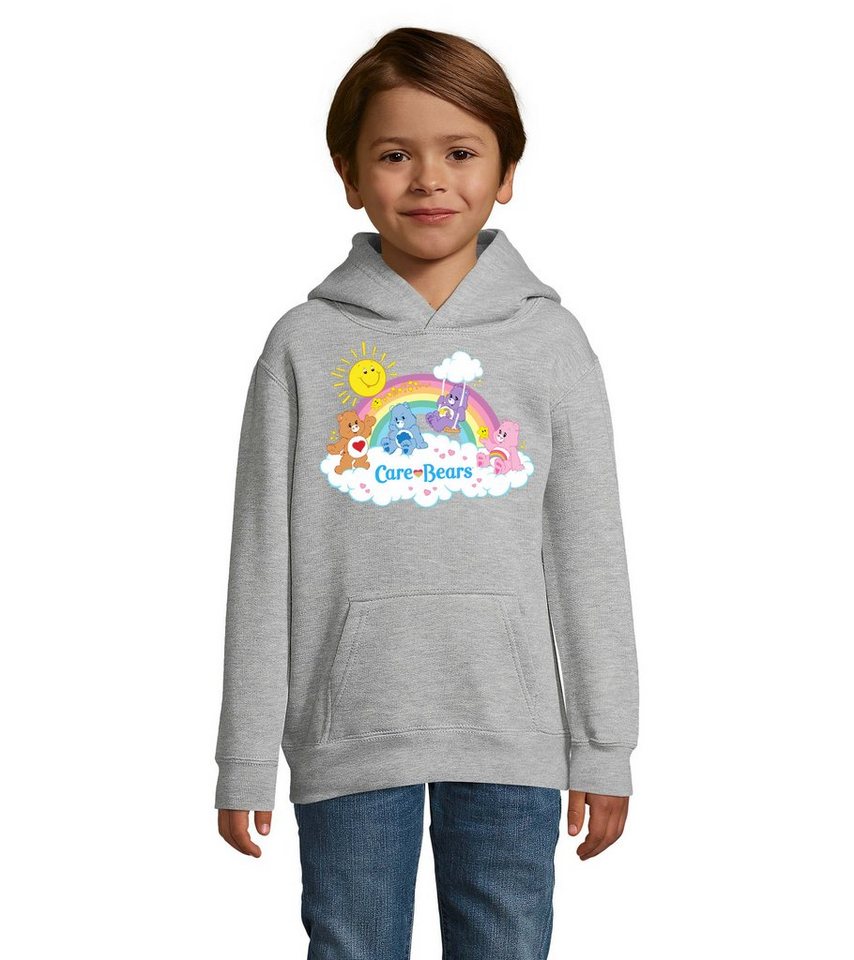 Blondie & Brownie Hoodie Kinder Jungen & Mädchen Glücksbärchis Care Bears Hab Dich lieb Bärchi mit Kapuze von Blondie & Brownie