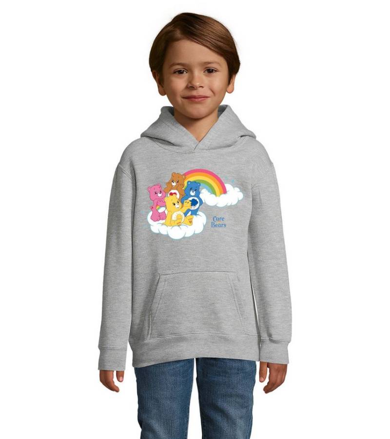 Blondie & Brownie Hoodie Kinder Jungen & Mädchen Glücksbärchis Care Bears Hab Dich lieb Bärchi mit Kapuze von Blondie & Brownie
