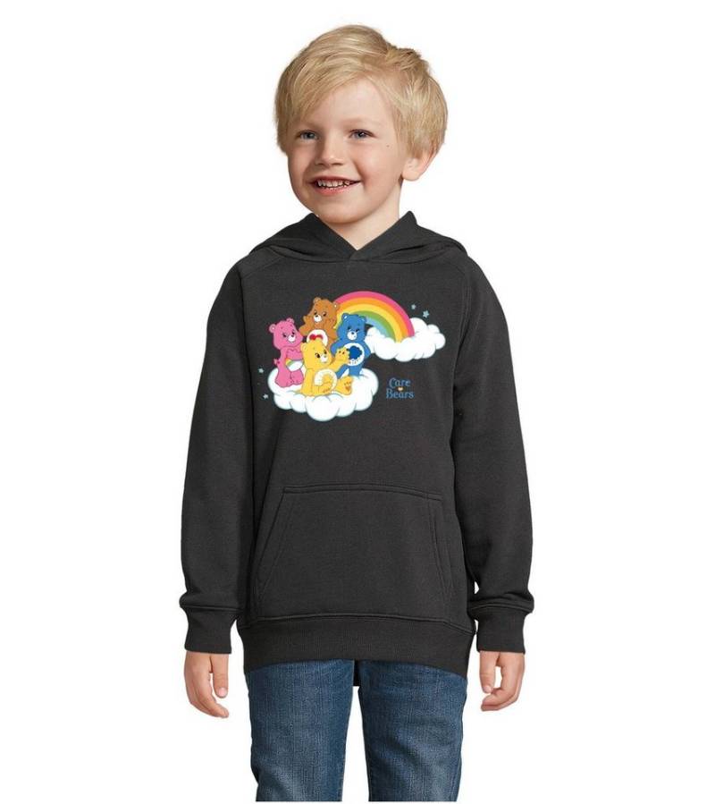Blondie & Brownie Hoodie Kinder Jungen & Mädchen Glücksbärchis Care Bears Hab Dich lieb Bärchi mit Kapuze von Blondie & Brownie