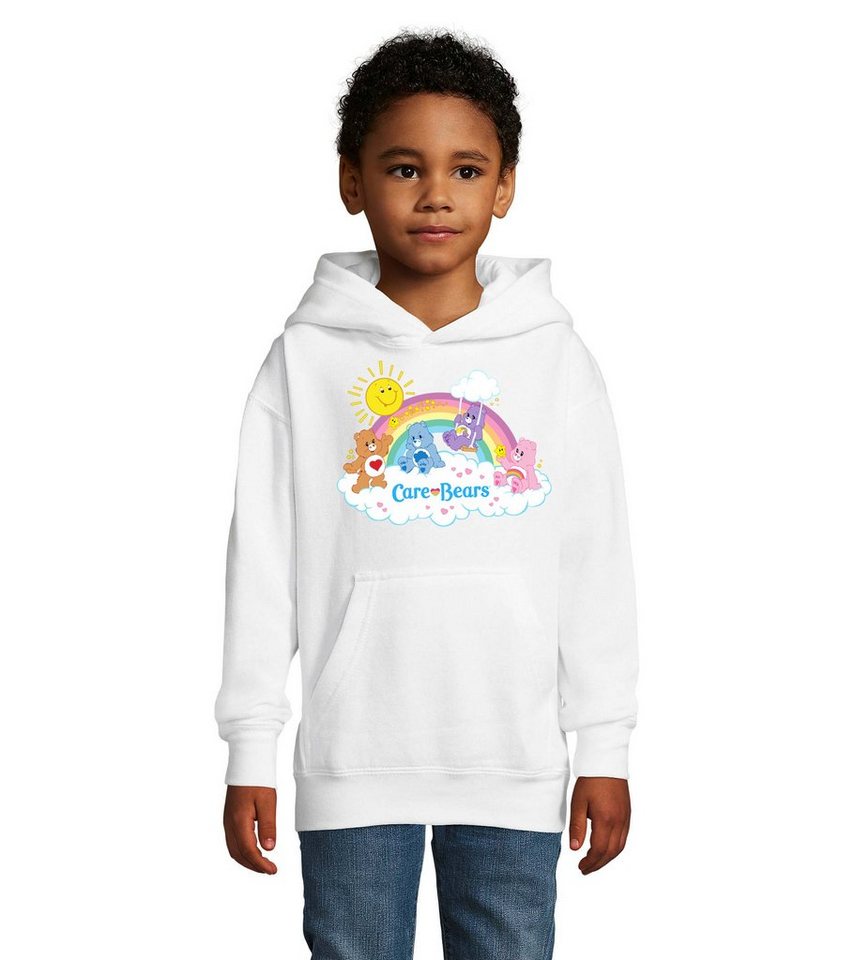 Blondie & Brownie Hoodie Kinder Jungen & Mädchen Glücksbärchis Care Bears Hab Dich lieb Bärchi mit Kapuze von Blondie & Brownie