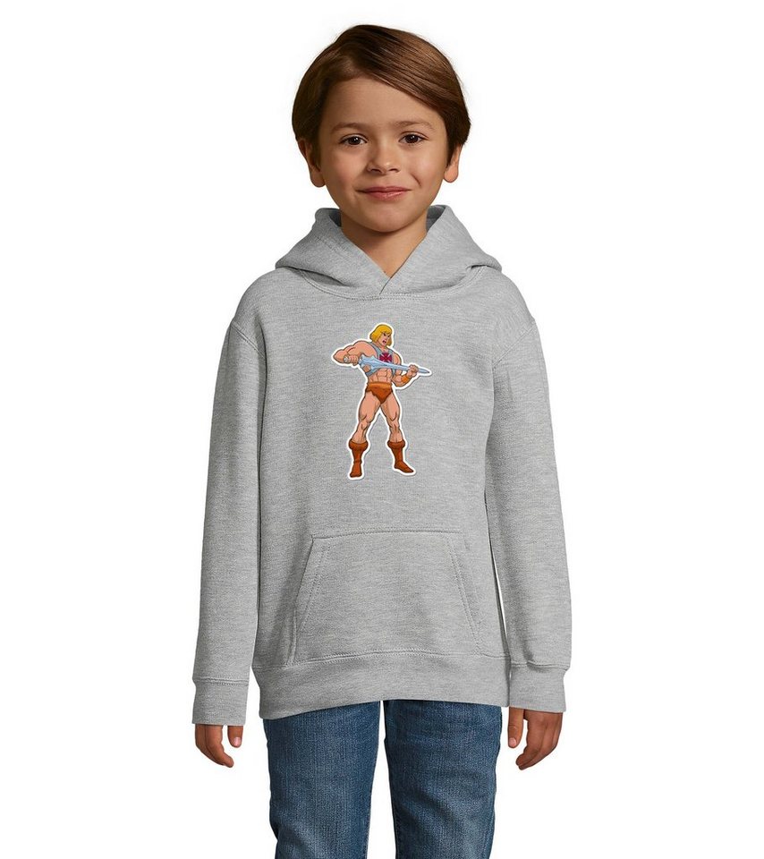 Blondie & Brownie Hoodie Kinder Jungen & Mädchen He-Man MotU Masters of The Universe mit Kapuze von Blondie & Brownie