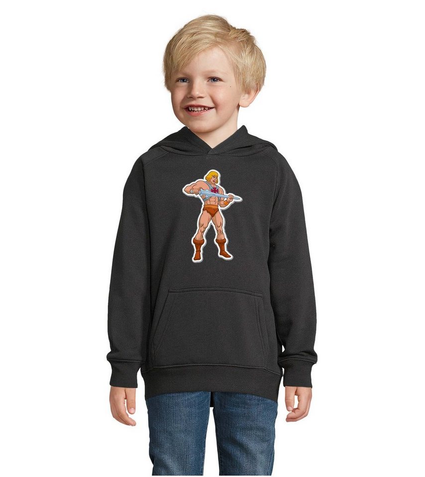 Blondie & Brownie Hoodie Kinder Jungen & Mädchen He-Man MotU Masters of The Universe mit Kapuze von Blondie & Brownie