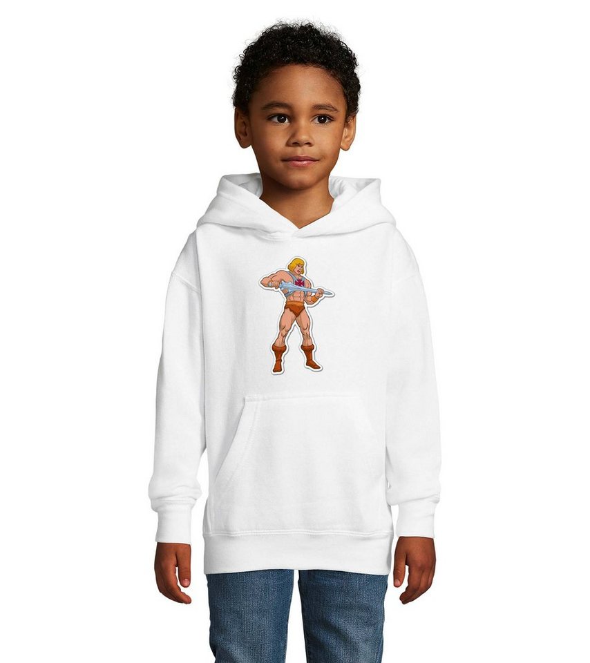 Blondie & Brownie Hoodie Kinder Jungen & Mädchen He-Man MotU Masters of The Universe mit Kapuze von Blondie & Brownie