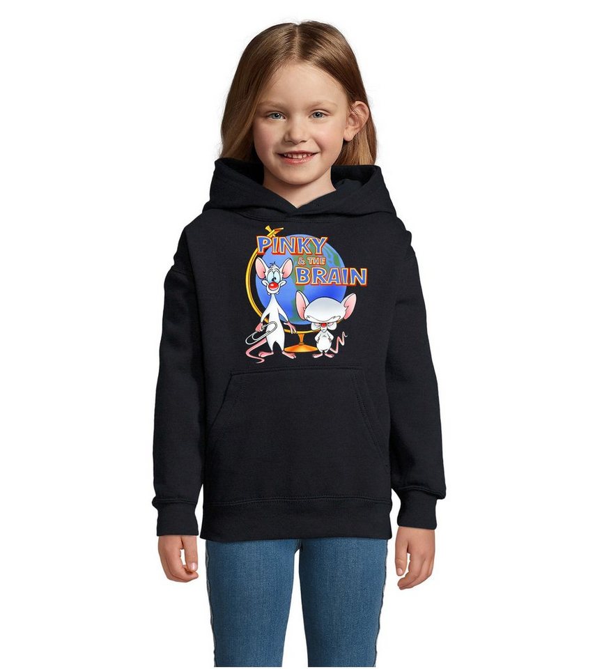 Blondie & Brownie Hoodie Kinder Pinky and the Brain Comic Cartoon Weltherrschaft mit Kapuze von Blondie & Brownie