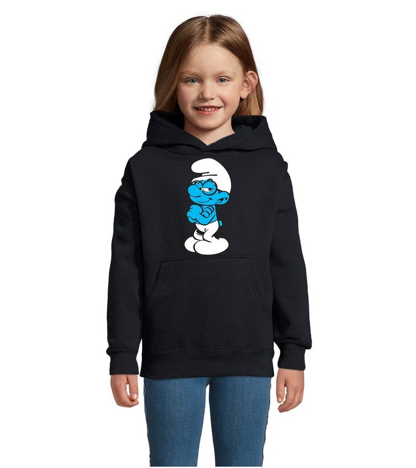 Blondie & Brownie Hoodie Kinder Schlaubi Schlumpf Schlümpfe Schlumpfine mit Kapuze von Blondie & Brownie