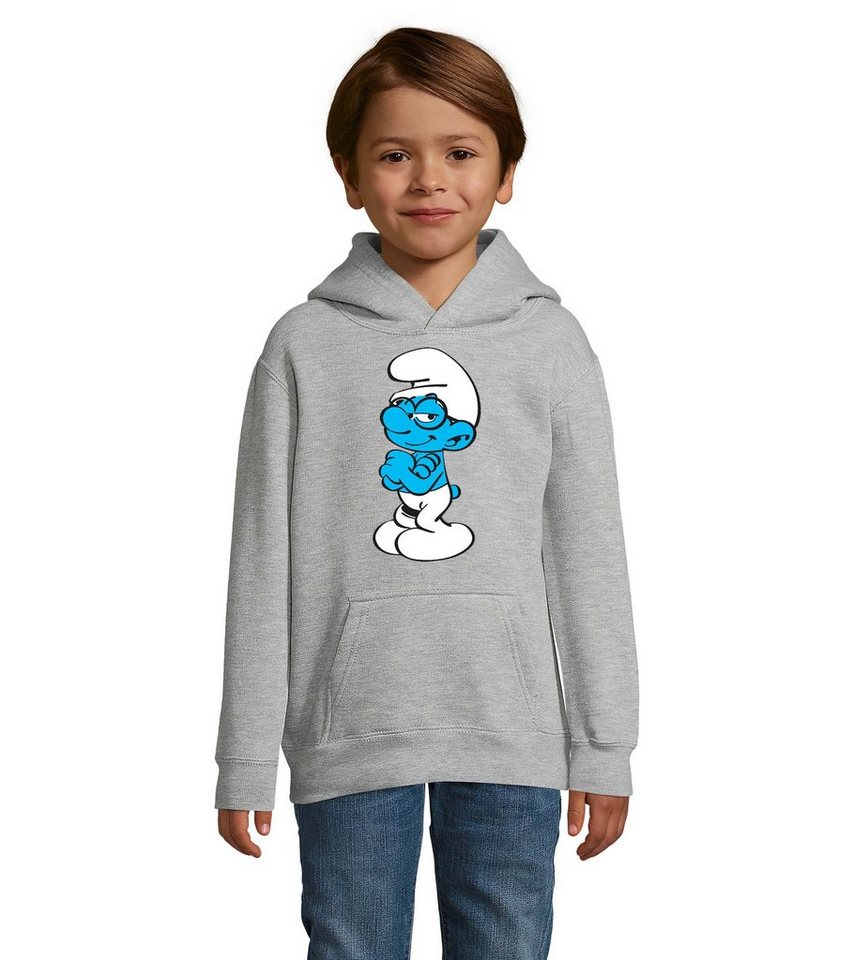 Blondie & Brownie Hoodie Kinder Schlaubi Schlumpf Schlümpfe Schlumpfine mit Kapuze von Blondie & Brownie