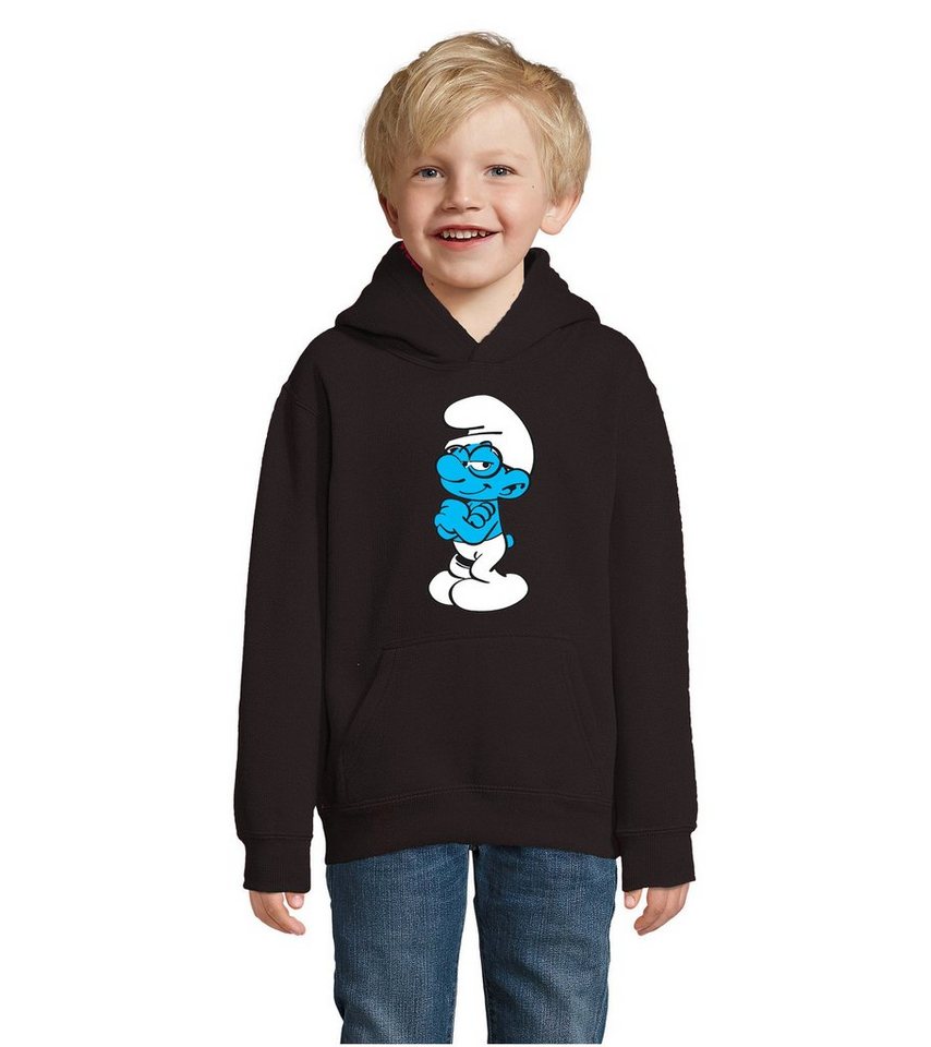 Blondie & Brownie Hoodie Kinder Schlaubi Schlumpf Schlümpfe Schlumpfine mit Kapuze von Blondie & Brownie