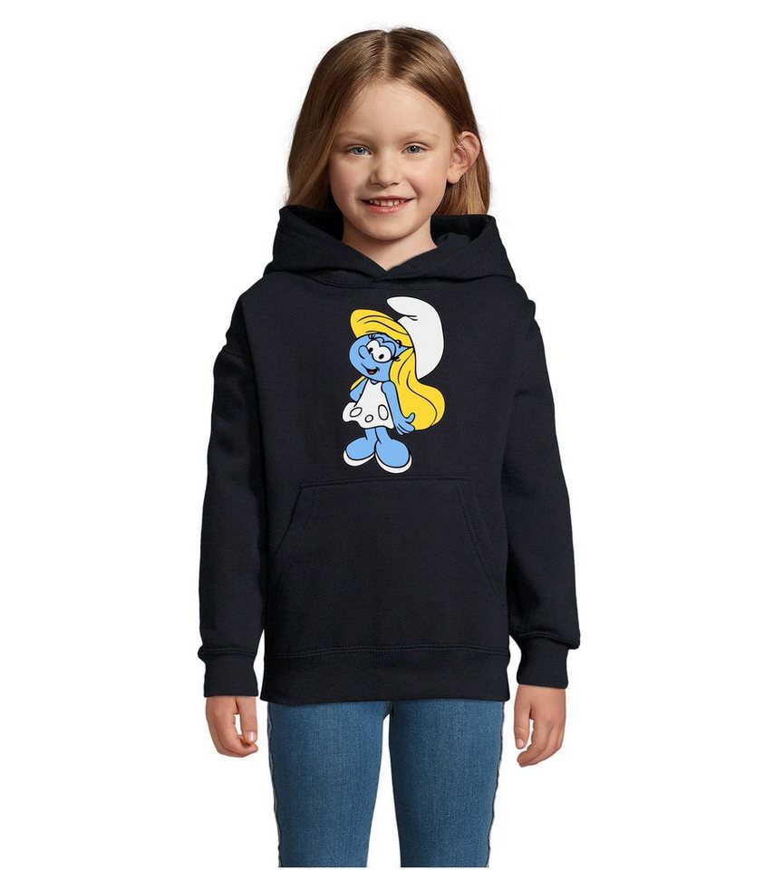 Blondie & Brownie Hoodie Kinder Schlumpfine Schlumpf Schlumpfhausen Papa Schlumpf Smurf mit Kapuze von Blondie & Brownie