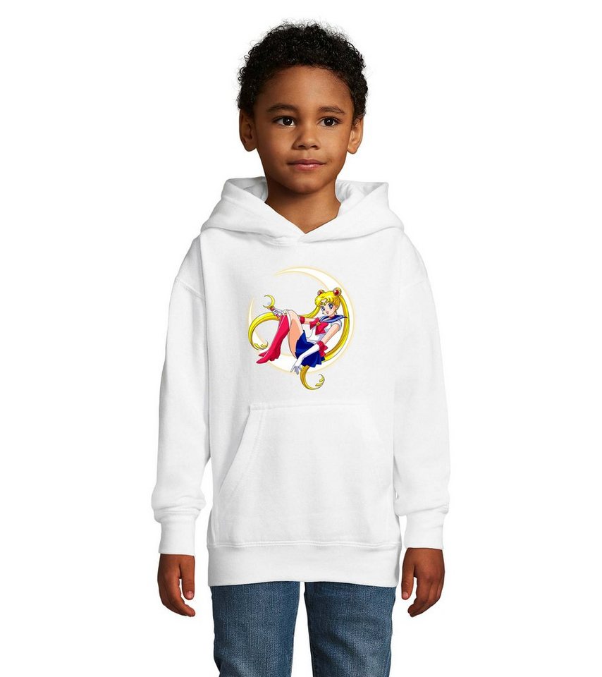 Blondie & Brownie Hoodie Mädchen Jungen Kinder Fun Comic Sailor Moon Anime Manga mit Kapuze von Blondie & Brownie