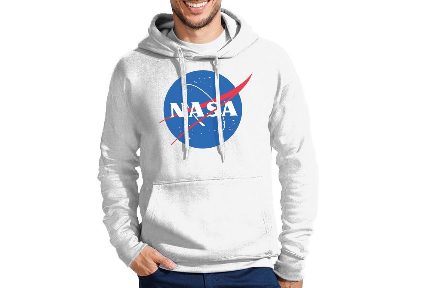 Blondie & Brownie Hoodie NASA Weltraum Rakete Sterne Weltall Mars Elon X Space Mit Kapuze von Blondie & Brownie