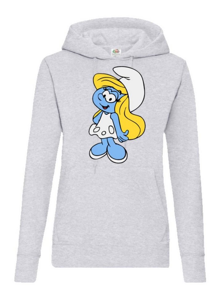 Blondie & Brownie Hoodie Schlumpfine Schlümpfe Papa Schlumpf Schlumpfhausen Smurf Schlumpfine mit Kapuze von Blondie & Brownie