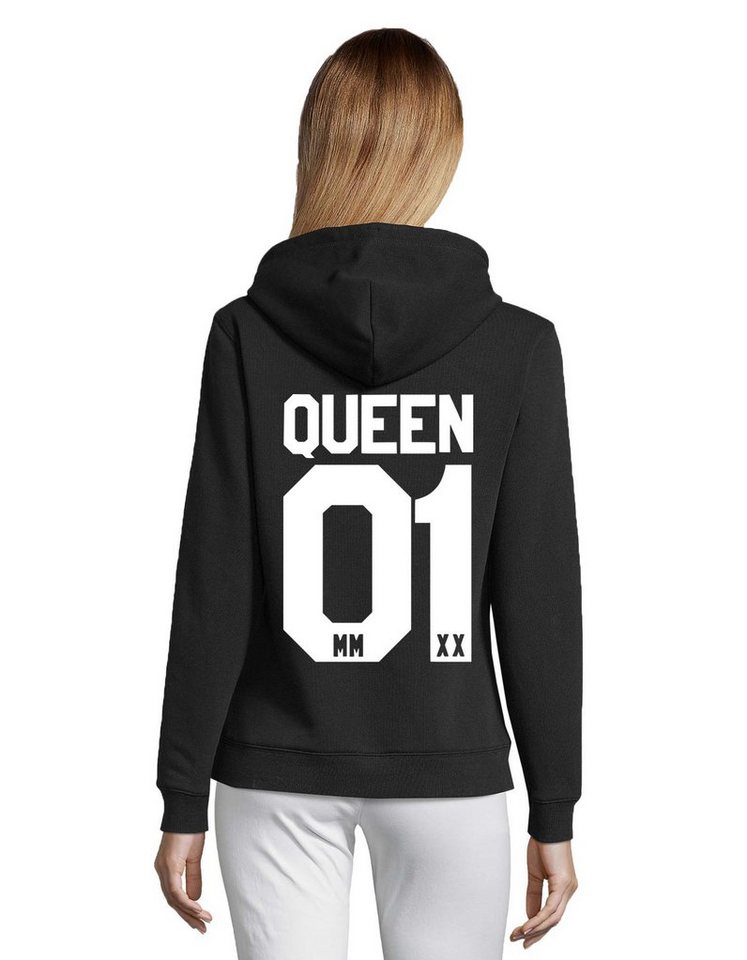 Blondie & Brownie Hoodie Unisex Paar Pärchen Pullover King Queen Valentin Bff Friends Mit Kapuze, Kängurutaschen Blondie & Brownie Hoodie Unisex Paar Pärchen Pullover King Queen Valentin Bff Friends Mit Kapuze, Kängurutaschen von Blondie & Brownie