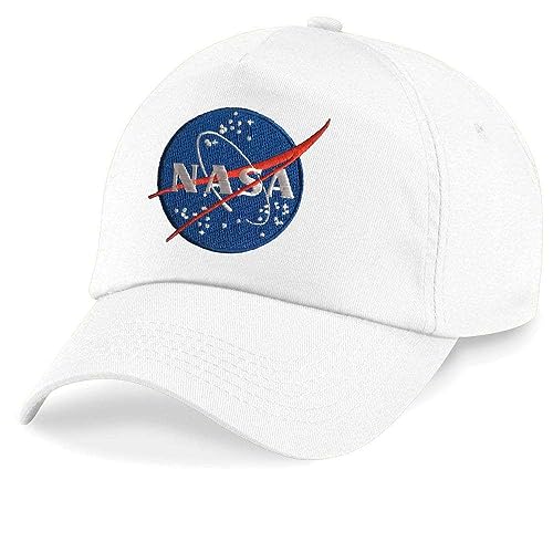 Blondie & Brownie Kinder Baseball Cap, NASA, Weiß von Blondie & Brownie