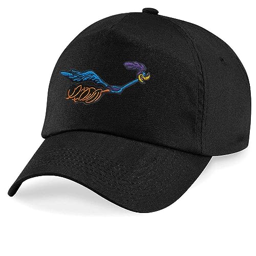 Blondie & Brownie Kinder Baseball Cap, Road Runner, Schwarz von Blondie & Brownie