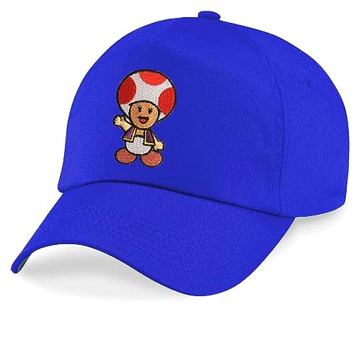 Blondie & Brownie Kinder Baseball Cap, Toad, Royalblau von Blondie & Brownie