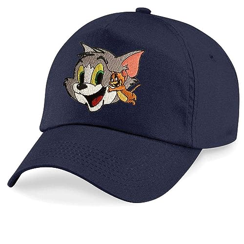 Blondie & Brownie Kinder Baseball Cap, Tom Jerry, Navyblau von Blondie & Brownie