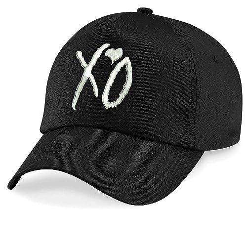 Blondie & Brownie Kinder Baseball Cap, XO, Schwarz von Blondie & Brownie