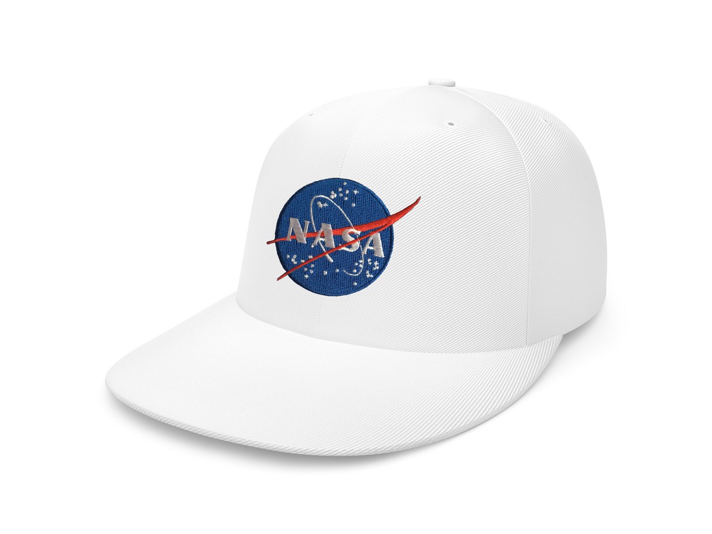 Blondie & Brownie Snapback Cap Unisex Erwachsene Nasa Stick Patch Apollo Astronuat Mars Mond X Space One Size von Blondie & Brownie