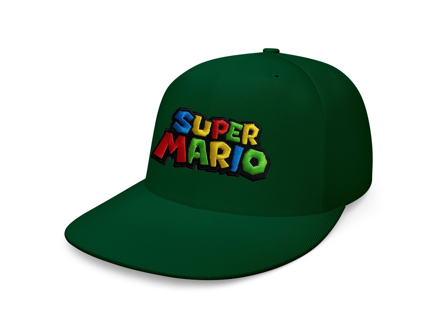 Blondie & Brownie Snapback Cap Unisex Erwachsene Super Mario Stick Patch Luigi Retro Konsole Snapback von Blondie & Brownie