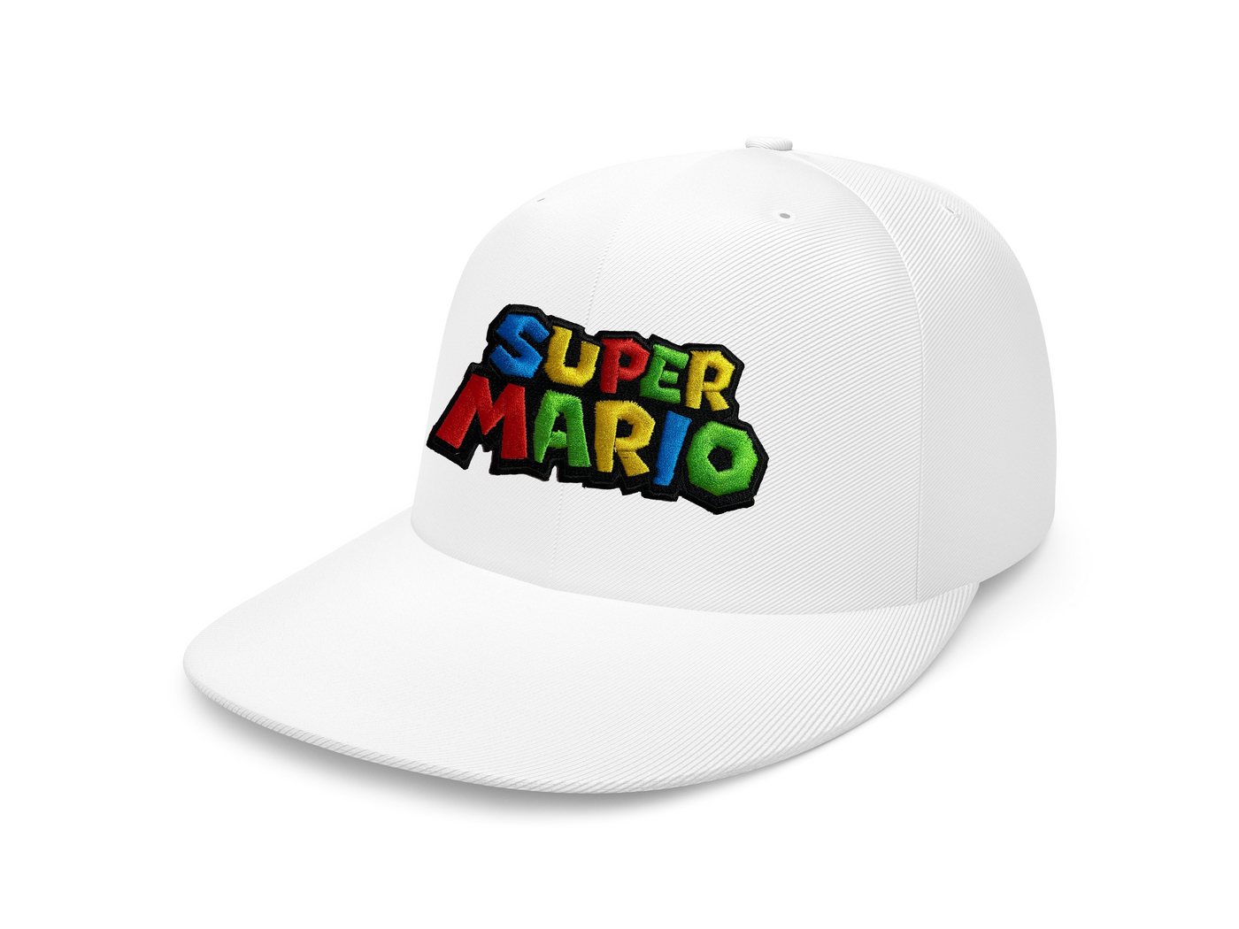 Blondie & Brownie Snapback Cap Unisex Erwachsene Super Mario Stick Patch Luigi Retro Konsole Snapback von Blondie & Brownie