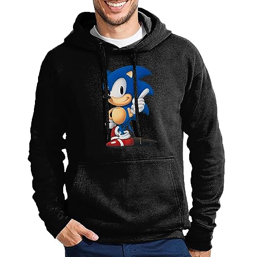 Blondie & Brownie Sonic Hoodie Schwarz Gr.2XL von Blondie & Brownie