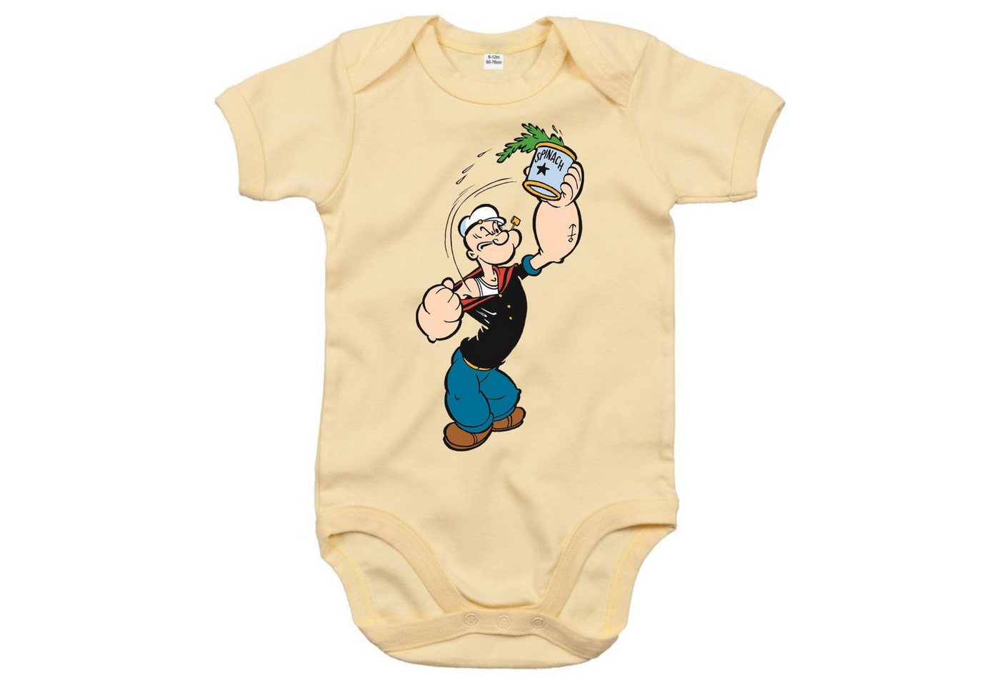 Blondie & Brownie Strampler Baby Popeye Kinder mit Druckknopf von Blondie & Brownie