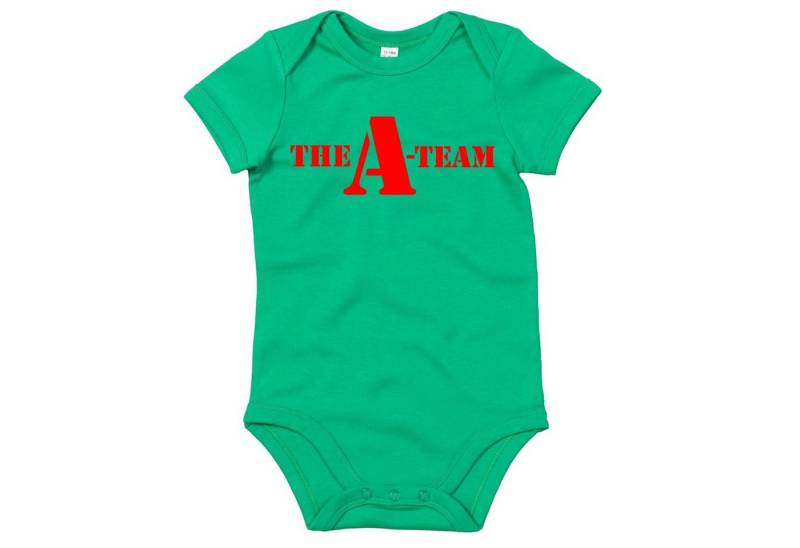 Blondie & Brownie Strampler Kinder Baby A Team Logo Print Van Bus Murdock Hannibal Serie mit Druckknopf von Blondie & Brownie