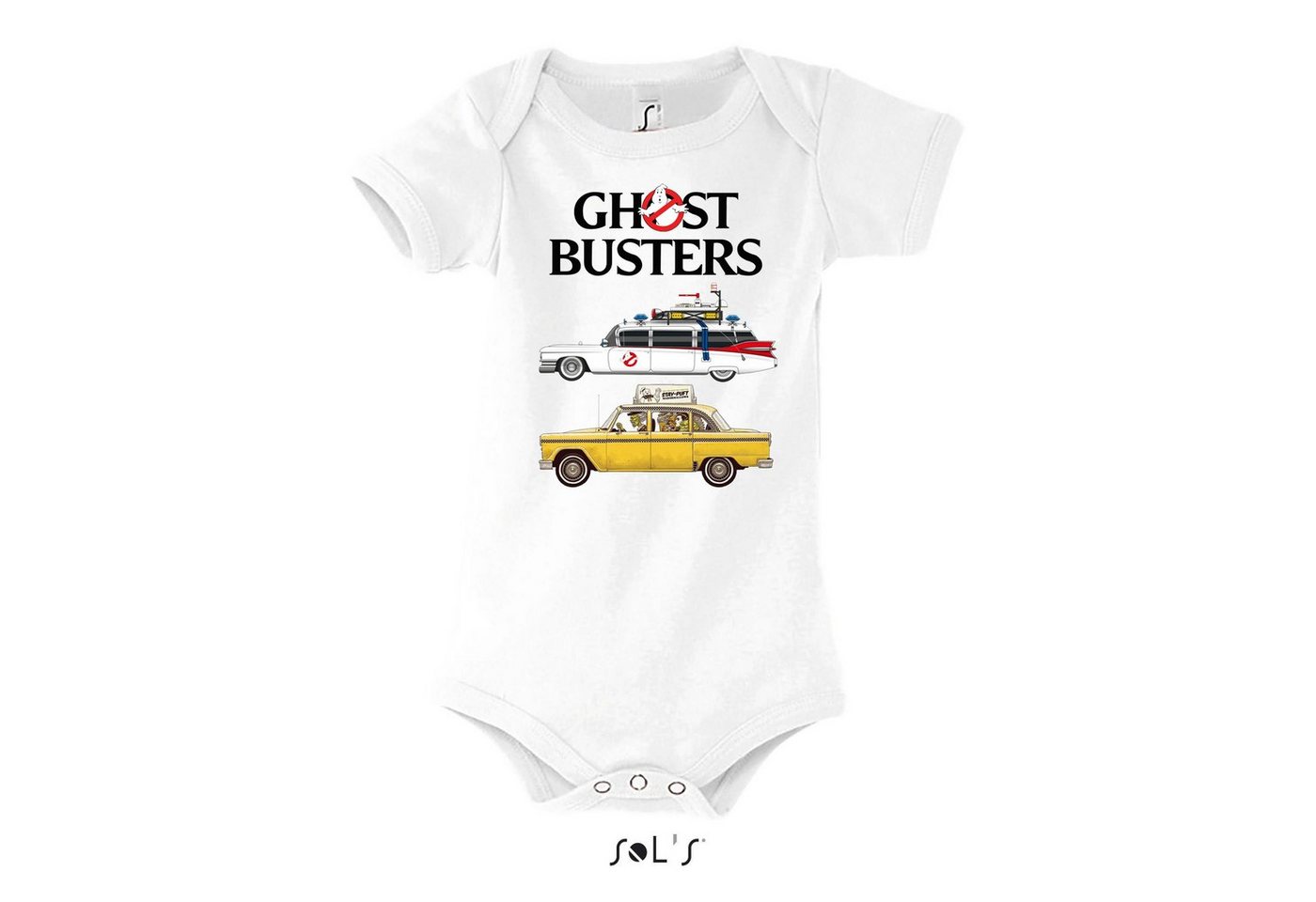 Blondie & Brownie Strampler Kinder Baby Ghostbusters Cars Auto Geisterjäger Geister Film Ghost von Blondie & Brownie