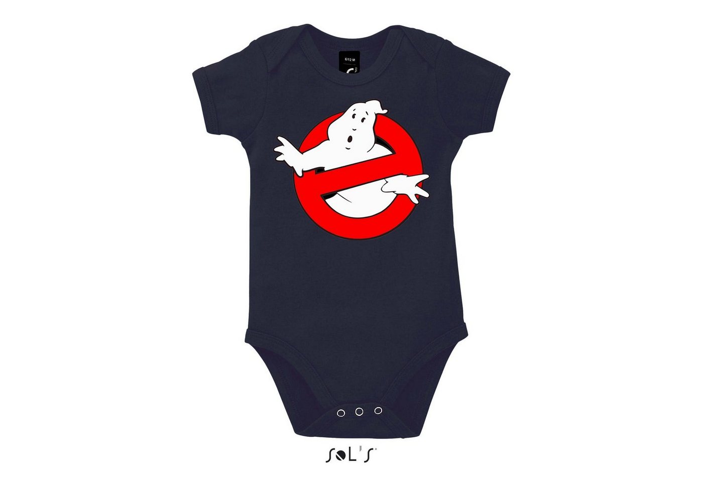 Blondie & Brownie Strampler Kinder Baby Ghostbusters Ghost Geister Geisterjäger mit Druckknopf von Blondie & Brownie