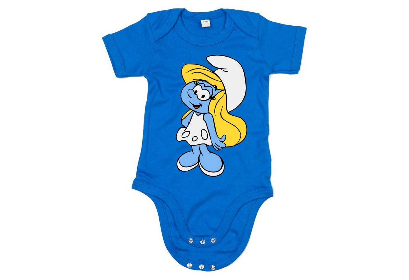 Blondie & Brownie Strampler Kinder Baby Schlumpfine Schlümpfe Papa Schlumpf Schlumpfhausen Smurf von Blondie & Brownie