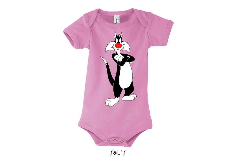 Blondie & Brownie Strampler Kinder Baby Silvester Tweety Looney Cartoon Daffy Duck von Blondie & Brownie