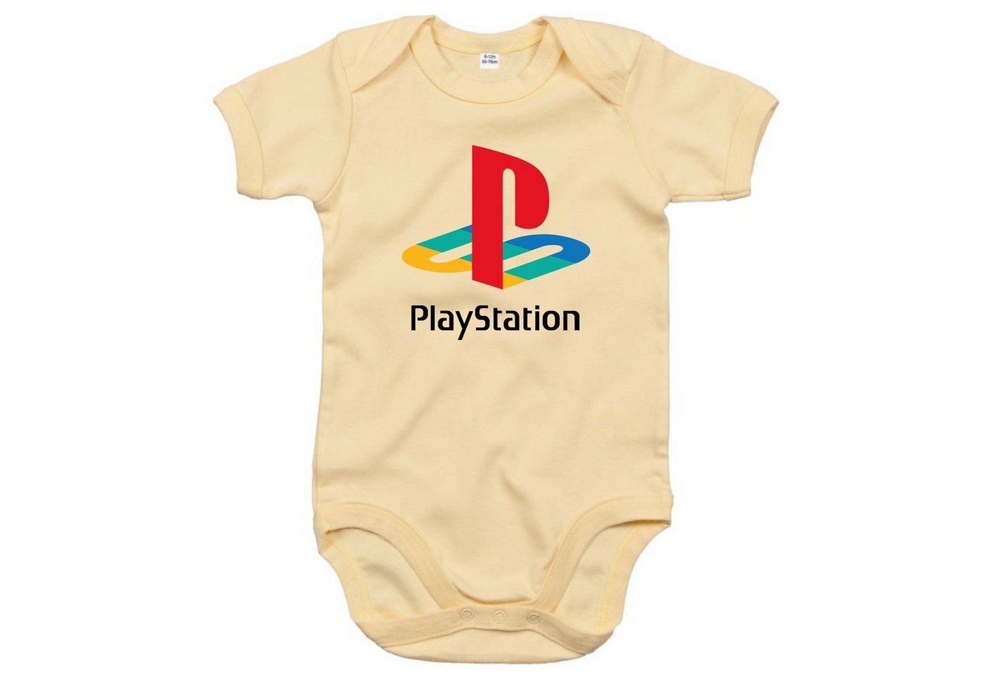 Blondie & Brownie Strampler Kinder Playstation Baby GamingKonsole mit Druckknopf von Blondie & Brownie