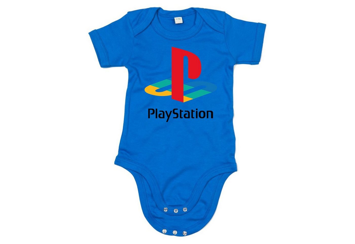 Blondie & Brownie Strampler Kinder Playstation Baby GamingKonsole mit Druckknopf von Blondie & Brownie