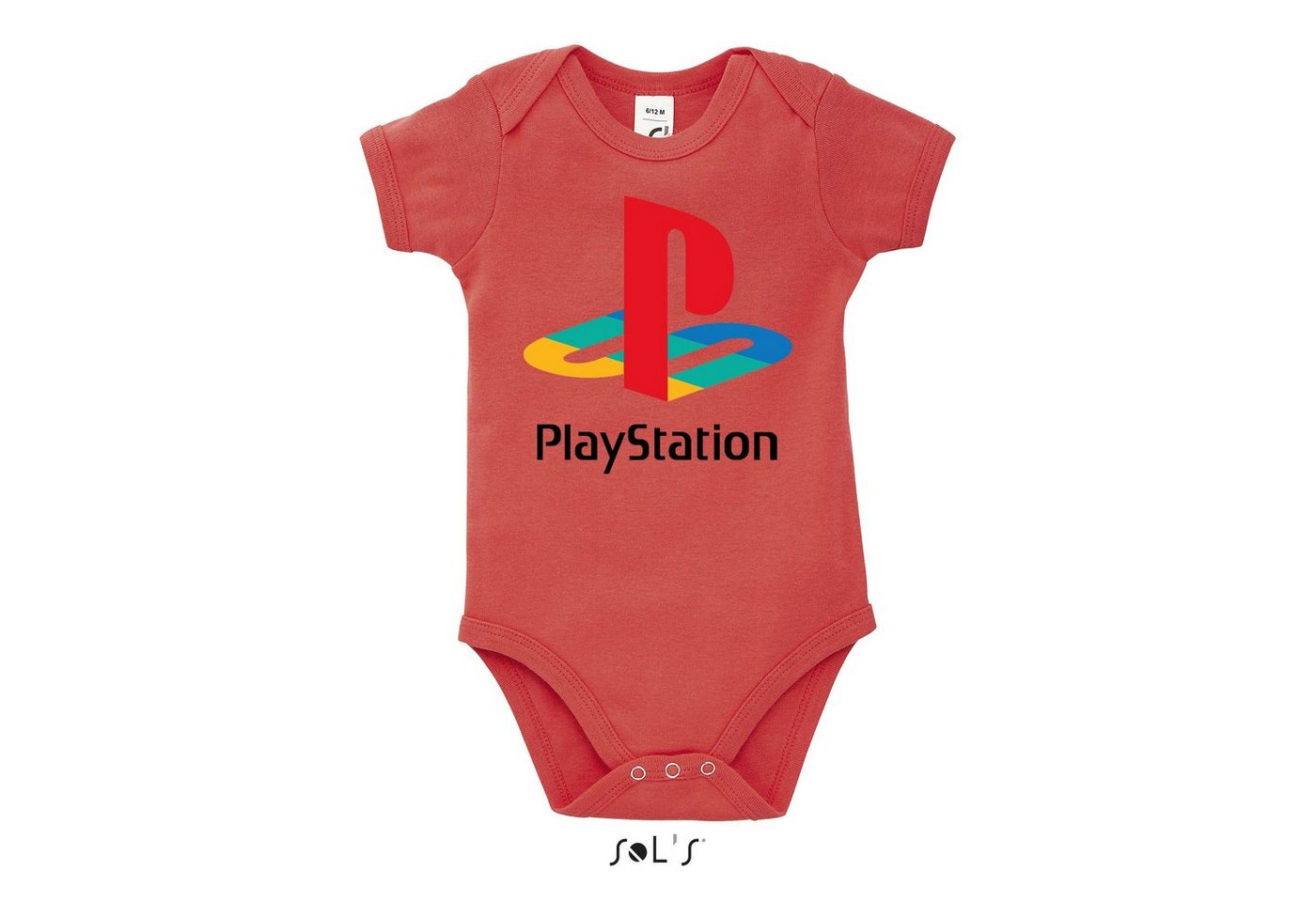 Blondie & Brownie Strampler Kinder Playstation Baby GamingKonsole mit Druckknopf von Blondie & Brownie