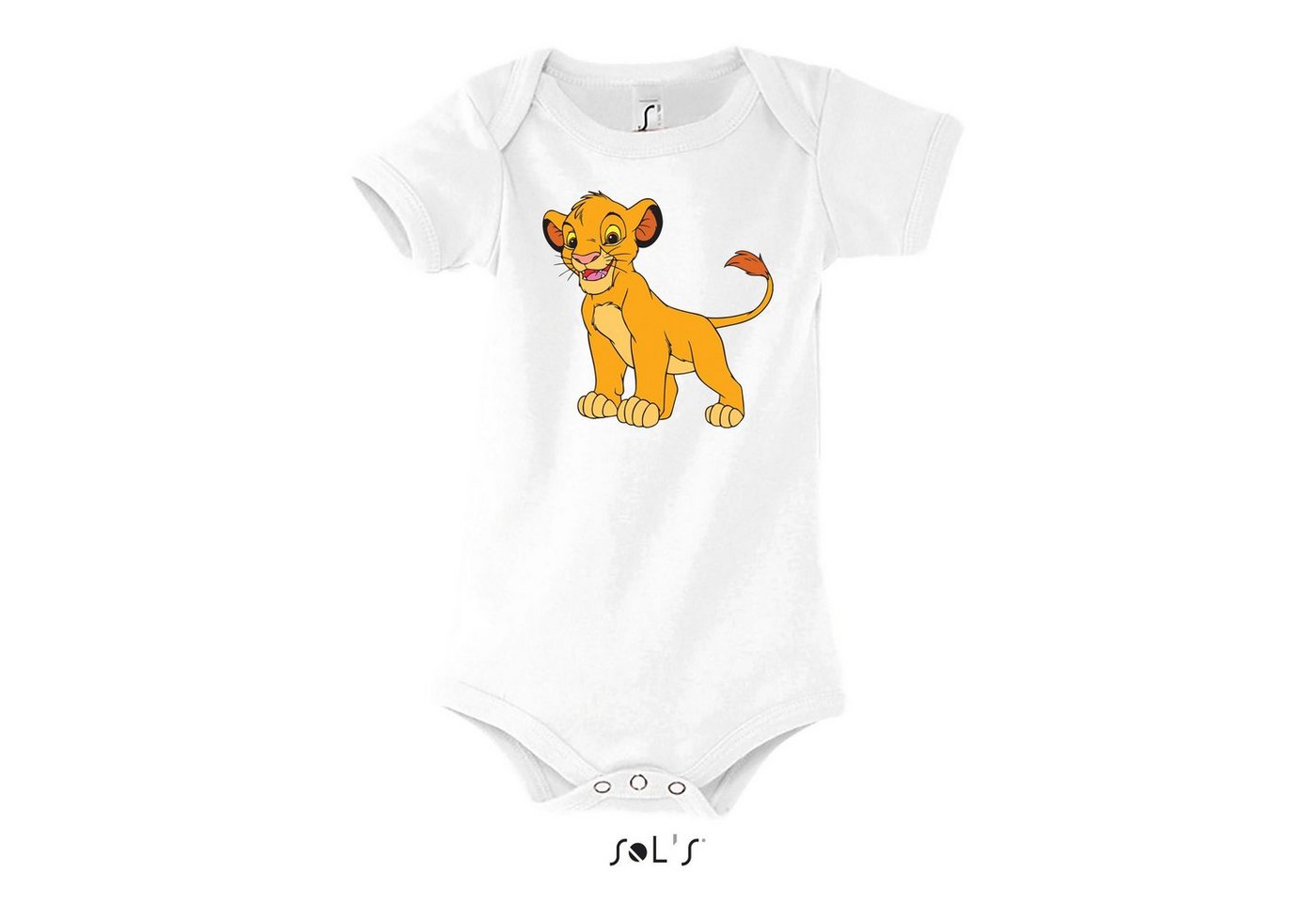 Blondie & Brownie Strampler Kinder Simba Baby mit Druckknopf von Blondie & Brownie