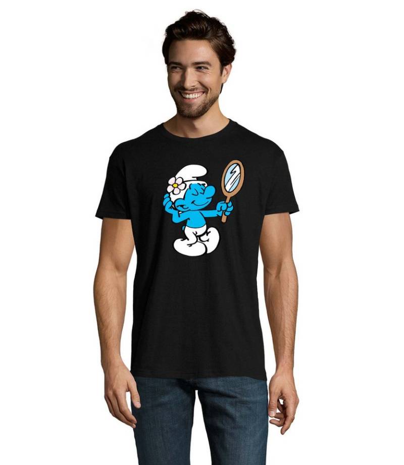 Blondie & Brownie T-Shirt Beauty Schlumpf Schlümpfe Herren Shirt Motiv in vielen Farben und Größen von Blondie & Brownie